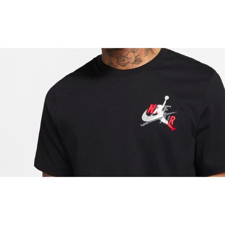 USAモデル NIKE ナイキ AIR JORDAN エア ジョーダン JUMPMAN 黒  Tシャツ BIG バックプリント (AJ7)