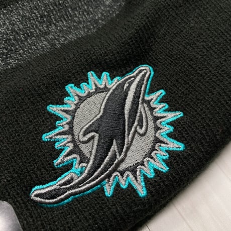 NEWERA USA ニューエラ NFL マイアミ ドルフィンズ Miami Dolphins ニット帽 黒