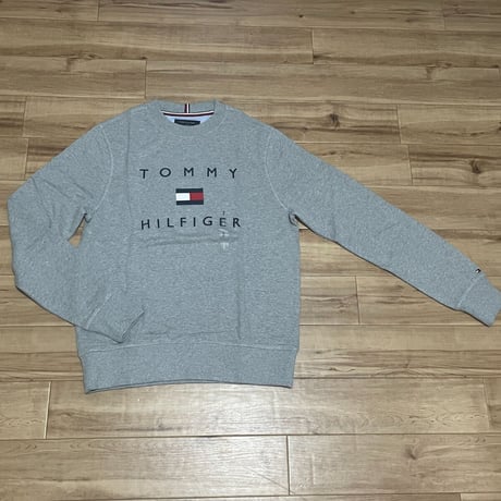 TOMMY HILFIGER USA トミーヒルフィガー Essentials Icon スウェット トレーナー H.GREY