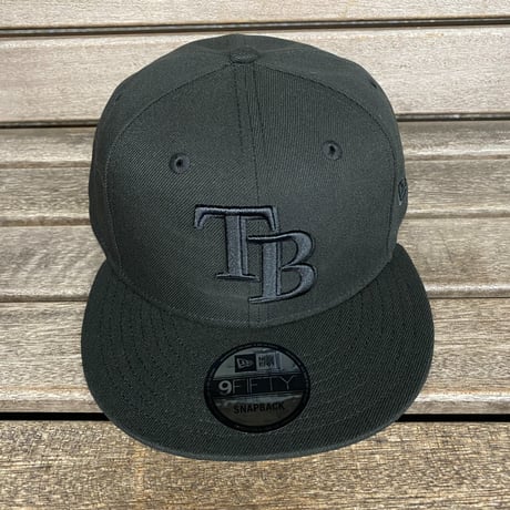 9FIFTY ニューエラ Newera タンパベイ レイズ TB Rays スーパーブラック スナップバックキャップ BOB (950-165)