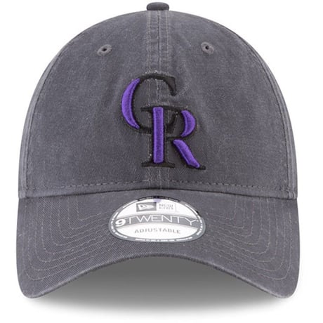 9Twenty ニューエラ NEWERA コロラド ロッキーズ MLB ローキャップ グラファイトグレー