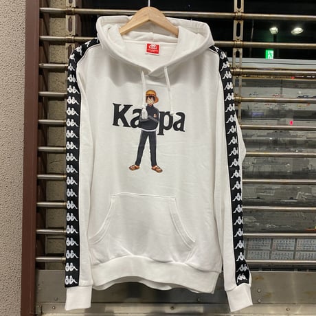 Kappa(カッパ) × ONEPIECE(ワンピース) コラボ プルオーバー パーカー Luffy ルフィ 白