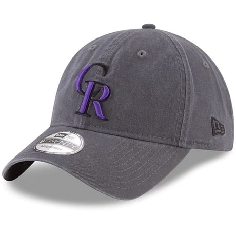 9Twenty ニューエラ NEWERA コロラド ロッキーズ MLB ローキャップ グラファイトグレー