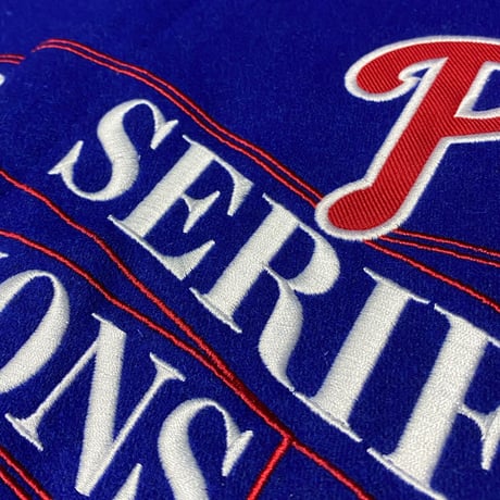 MLB公式 JHデザイン Phillies フィリーズ 限定 チャンピオンズ リバーシブル スタジャン