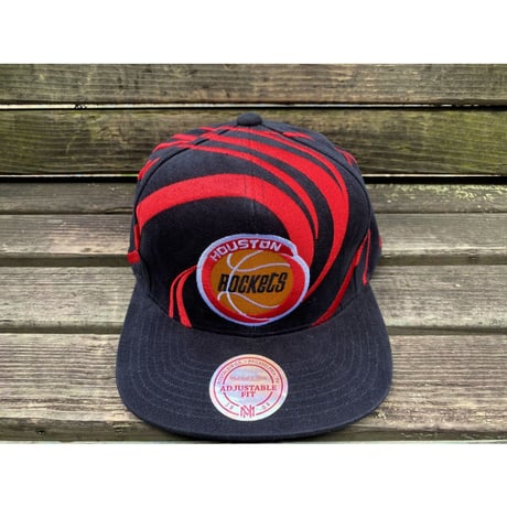 Mitchell&Ness NBA ヒューストン ロケッツ Rocket ハリケーン スナップバックキャップ
