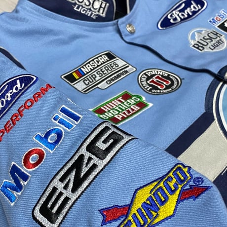 NASCAR ナスカー JHデザイン BUSCH LIGHT ブッシュライト FORD MUSTANG レーシングジャケット