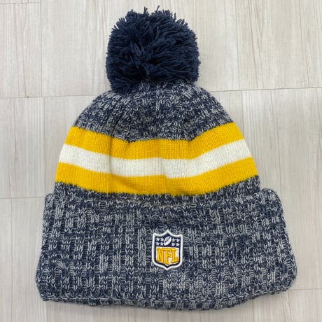 NEWERA ニューエラ NFL 公式 ニット帽 ロサンゼルス チャージャーズ chargers フリース Navy