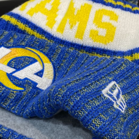 NEWERA ニューエラ NFL ロサンゼルス ラムズ LA Rams ニットキャップ Marl Knit