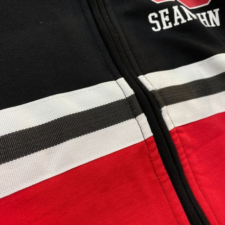 SEANJOHN ショーンジョン ジップアップ スウェット トラック ジャケット 赤 黒  パフダディ