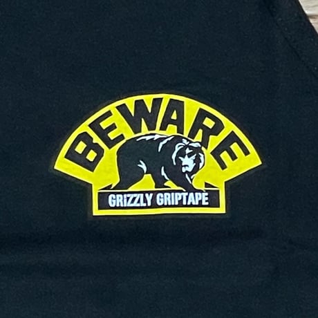 【2XL】 米国製 ダイヤモンドサプライ Diamond Supply Co タンクトップ 黒 Beware グリズリー