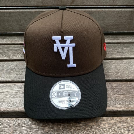 海外限定 Newera ニューエラ 9Forty A-Frame Aフレーム LA Dodgers ドジャース キャップ 50th Anniv (940-14)