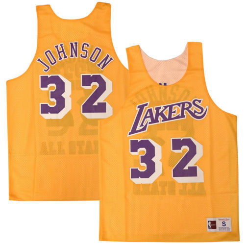 Mitchell&Ness NBA マジック ジョンソン LA レイカーズ Lakers オー...