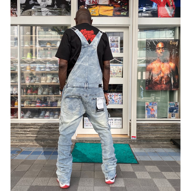 パンツ SmokeRise Stacked Utility Denim Overalls SmokeRise Stacked Utility Denim Overalls