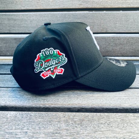 海外限定 Newera ニューエラ 9Forty Aフレーム LA Dodgers ドジャース キャップ バラ RedRose Crest (940-123)