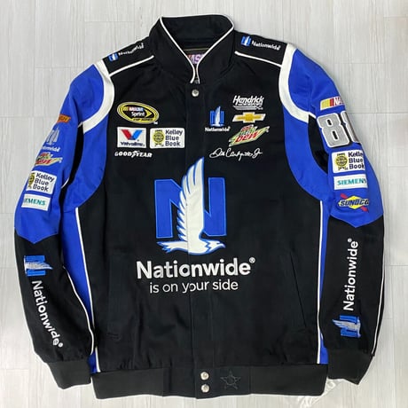 NASCAR ナスカー JHデザイン Nationwide88 デイルアーンハート 黒 レーシングジャケット