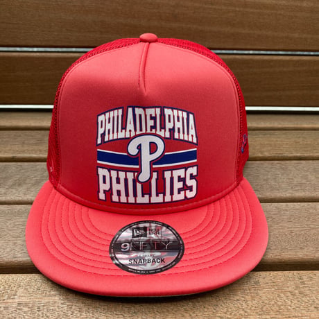海外限定 ニューエラ LogoTrucker 9Fifty フィリーズ Phillies トラッカーキャップ MLB