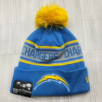 NEWERA USA ニューエラ NFL ロサンゼルス チャージャーズ LA Chargers ニット帽 P.BLUE (Beanie185)