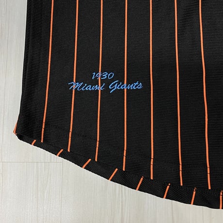 USA限定 Headgear Classics ニグロリーグ マイアミ ジャイアンツ BBシャツ ストライプ Giants #15 (HGC-BB68)