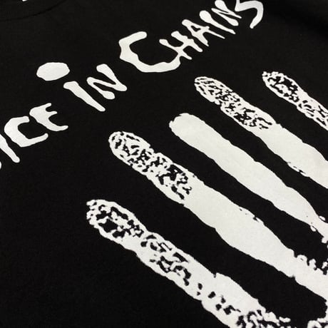 LA発 Alice in Chainsアリス イン チェインズ 半袖 ヘビーウェイト Tシャツ 黒 バンドT