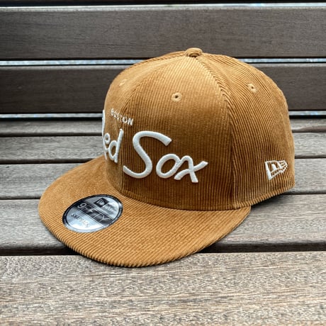 USA限定 9FIFTY ニューエラ MLB レッドソックス REDSOX コーデュロイ スナップバックキャップ