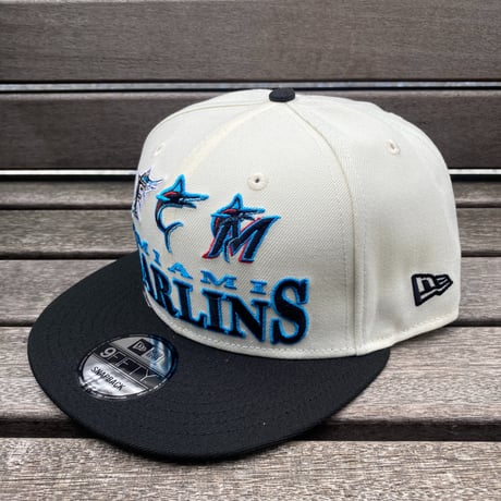 USA限定 9FIFTY ニューエラ MLB マイアミ マーリンズ Marlins スナップバックキャップ ARCHIVE (950-239)
