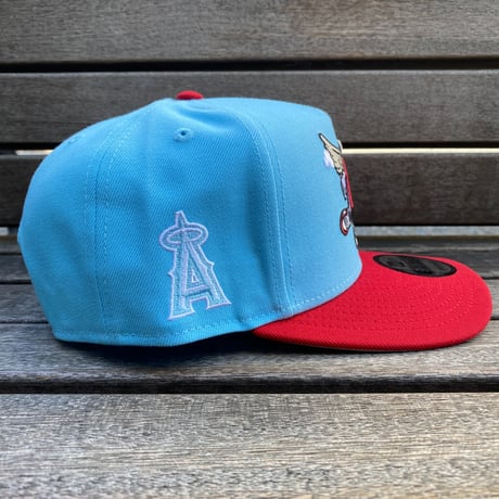 USA限定 9FIFTY A-Frame ニューエラ MLB エンゼルス LA Angels スナップバックキャップ Cartoon (950-260)