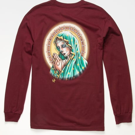 DGK ディージーケー 長袖 Tシャツ ロンT 聖母 Madre de Dios アストリート キリスト Our Lady