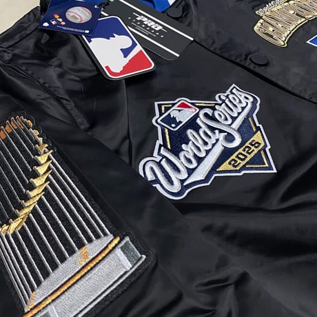 海外限定 PRO STANDARD 2025 ワールドシリーズ チャンピオンズ LA Dodgers サテン スタジャン (PRO-JK1)