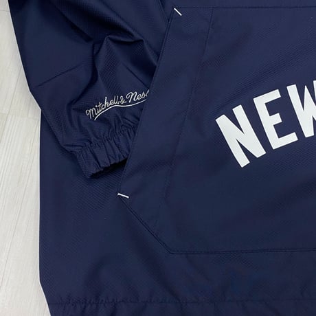 USA限定 Mitchell&Ness MLB ニューヨーク ヤンキース Team Origins ハーフZIP ウィンドブレーカー