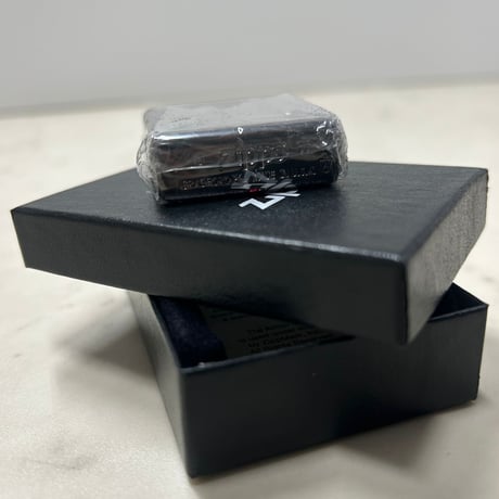 和柄 ZIPPO ジッポー 重厚 アーマー シェルフレーム 両面加工 ブラックニッケル仕上げ 象嵌装飾