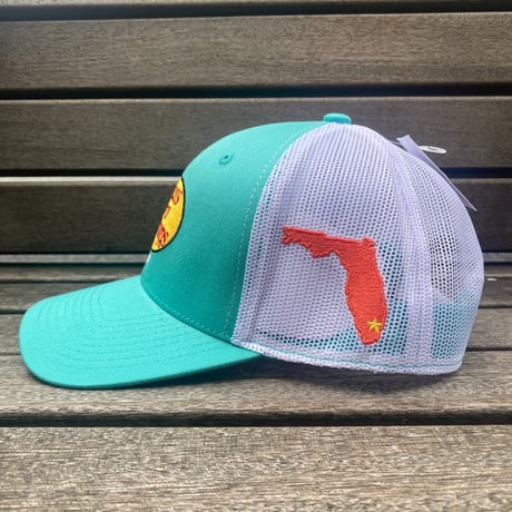 限定ステイトパッチ仕様 Bass Pro Shops バスプロショップス 刺繍ロゴ MIAMI, FL メッシュキャップ (Bps45)