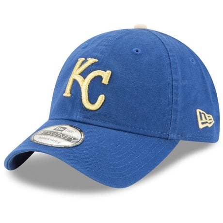 9Twenty ニューエラ NEWERA カンザスシティ ロイヤルズ  MLB ローキャップ  ALT 青 ゴールド