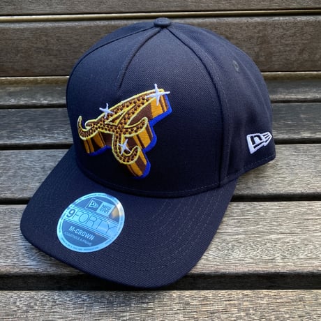 USA限定 NEWERA ニューエラ 9Forty M-Crown Aフレーム Braves ブレーブス EMBLEM スナップバックキャップ (940-256)