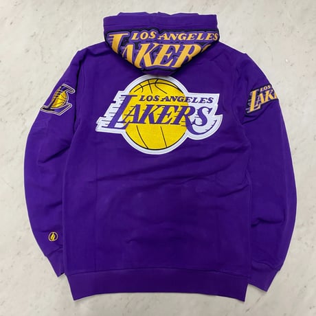 NBA公式 FISLL ロサンゼルス レイカーズ ハイクラス仕様 スウェット セットアップ 刺繍 パッチ