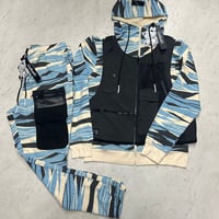 米国発 Civilized シヴィライズド Urban Mesh Combo スウェットセットアップ 着脱可能ベスト付き 3点セット (SET22)