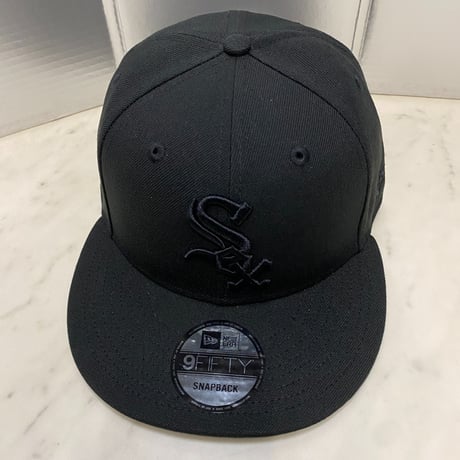 9FIFTY ニューエラ Newera シカゴ ホワイトソックス CWS Whitesox スーパーブラック スナップバックキャップ BOB (950-171)