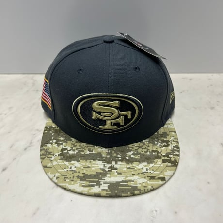 USA限定 59FIFTY Newera ニューエラ NFL フォーティナイナーズ SF 49ers サルートトゥサービス (28-4)