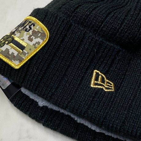 限定Salute to Service ニューエラ NEWERA ニット帽 NFL ニューオーリンズ セインツ Saints