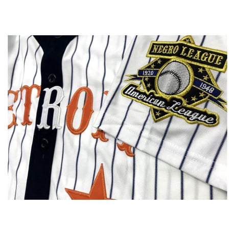 NEGRO LEAGUE デトロイト スターズ Stars 公式 BBシャツ ユニフォーム #23ピンストライプ