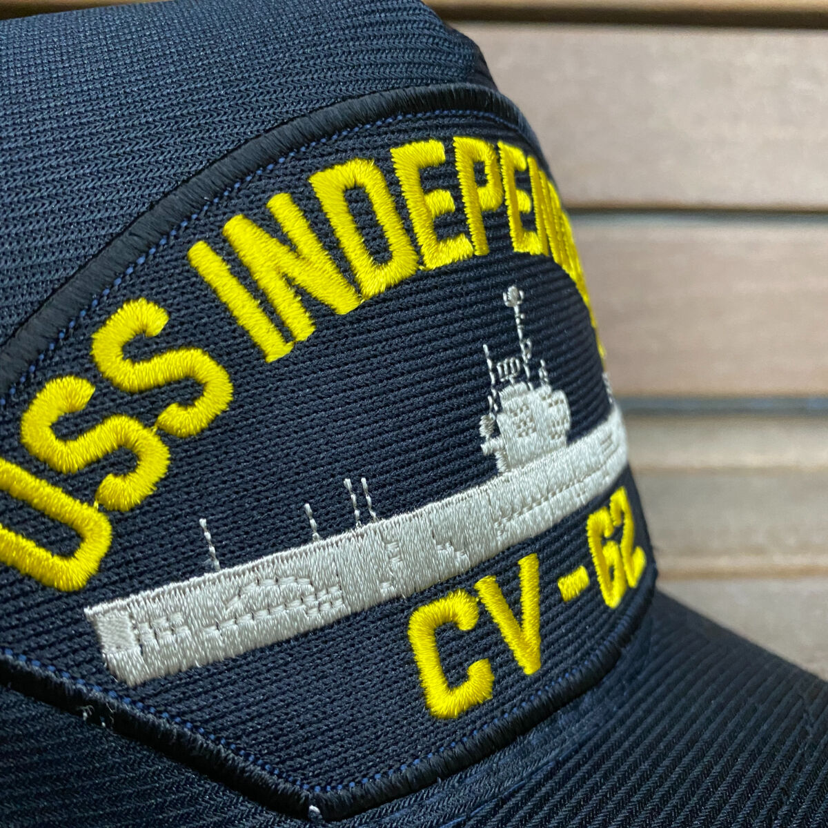 U.S ARMYミリタリーキャップ　ヴィンテージ　イーグルクレスト アメリカ製 イーグルクレスト社 CV-62 USS インディペンデンス