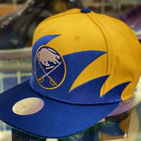 Mitchell&Ness ミッチェル&ネス NHL バッファロー Sabres セイバーズ 公式 スナップバック キャップ USA正規品 サイズ調節可 アイスホッケー