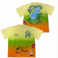 米国シカゴ発 Gunzinii ガンジーニ No Weapon Rose Rhinestone グラデーション ノーウェポン Tシャツ (CropT60)