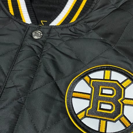 NHL JHデザイン Bruins ブルーインズ 限定スタンレーチャンピオンズ リバーシブル スタジャン