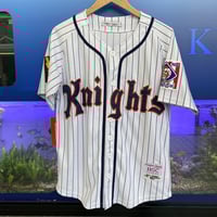 激レア Headgear Classics NY ニューヨーク Knight ナイツ  ベースボールシャツ 野球  ロイ ハブス 背番号9 (HGC-BB12)
