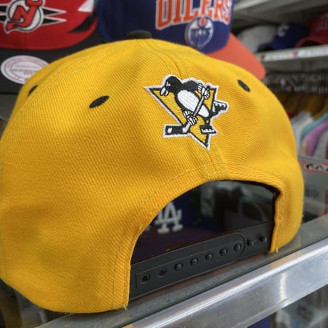Adidas アディダス NHL ピッツバーグ ペンギンズ スナップバックキャップ アイスホッケー