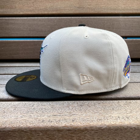 USA限定 59FIFTY ニューエラ Marlins フロリダ マーリンズ Off-Campus クーパーズタウン (11-6)