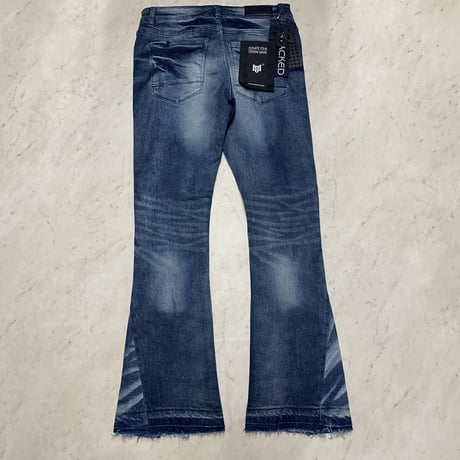 米国LAブランド Stylo Jeans LA スタイロジーンズ STACKED FLARE スタックド フレア デニム (JNS8)
