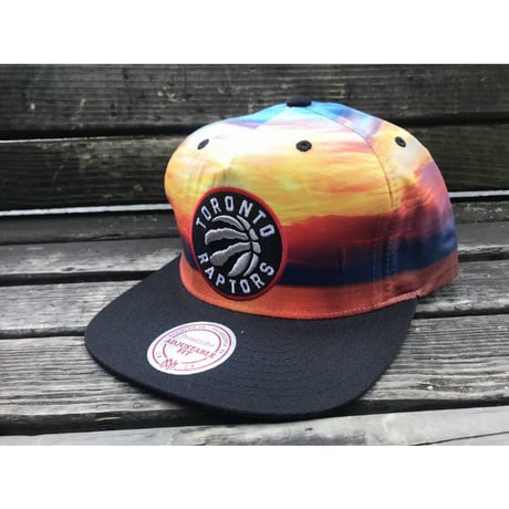 Mitchell&Ness ミッチェル&ネス NBA トロント Raptors ラプターズ Sunset スナップバック キャップ