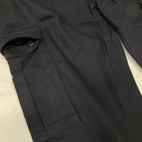 米国老舗ブランド LA Gate エルエーゲート ルーズフィット カーゴパンツ ベルト付き 黒 (JNS29)