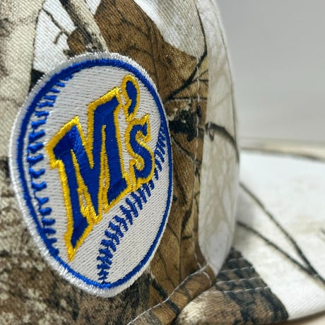 海外仕様 59FIFTY ニューエラ NEWERA × REALTREE社 シアトル マリナーズ Mariners 迷彩キャップ (25-7)